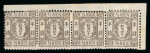 Stamp of Japan » 1872, Cherry Blossoms Native Paper 1872, 1/2 sen brown, Matsuda printing, assembly comprising 12 examples