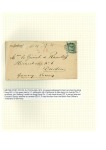 Stamp of Japan » Foreign Post Offices » British Post Office 1875, QV 24c green tied by "Y1" of Yokohama on cover