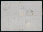Stamp of Japan » Foreign Post Offices » French Post Office » Incoming Mail 1870-74, Incoming Mail. Group of five covers from France to Yokohama and Yedo