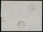Stamp of Japan » Foreign Post Offices » French Post Office » Incoming Mail 1870-74, Incoming Mail. Group of five covers from France to Yokohama and Yedo