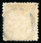 Stamp of Japan » 1874, Cherry Blossoms, Foreign Paper, with syllabics 1874, 6 sen slate-purple, five used examples