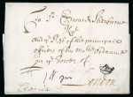 Stamp of Ireland » Pre-Stamp Postal History » Early Period - 1657-1784 1686 (March 27th) Folded letter sent from Dublin to