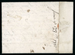 Stamp of Ireland » Pre-Stamp Postal History » Early Period - 1657-1784 1710 (January 23rd) Folded letter sent from Cork Harbour