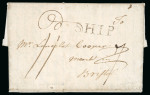 Stamp of Ireland » Pre-Stamp Postal History » Early Period - 1657-1784 1773 (July 19th) Folded cover from Sidney, USA via