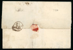 Stamp of Ireland » Pre-Stamp Postal History » Early Period - 1657-1784 1762 (November) Folded cover from Norwalk, Connecticut,