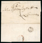 Stamp of Ireland » Pre-Stamp Postal History » Early Period - 1657-1784 1742 (May 18th) Folded entire sent from Dublin to Lismore,