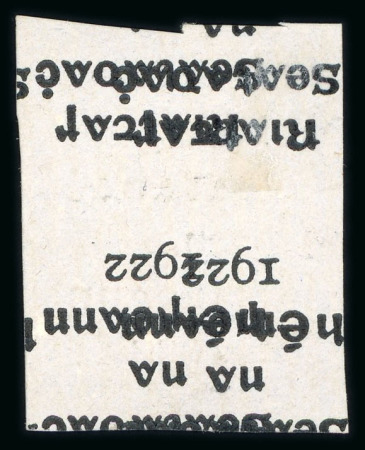 Stamp of Ireland » 1922 Overprint Proofs (PR1-PR29) Proof overprint in black for the 5-line format of the