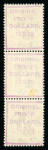 Stamp of Ireland » 1922 Overprint Proofs (PR1-PR29) Proof overprint in red for the 5-line format of the