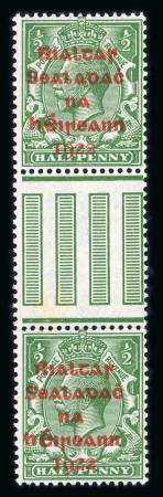 Stamp of Ireland » 1922 Overprint Proofs (PR1-PR29) Proof overprint in red for the 5-line format of the