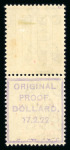 Stamp of Ireland » 1922 Overprint Proofs (PR1-PR29) Proof overprint in red for the 5-line format of the