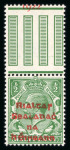 Stamp of Ireland » 1922 Overprint Proofs (PR1-PR29) Proof overprint in red for the 5-line format of the