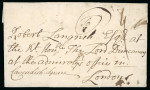 Stamp of Ireland » Pre-Stamp Postal History » Early Period - 1657-1784 1750 (February 15th) Folded entire from Dublin to London,