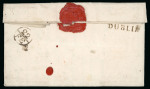 Stamp of Ireland » Pre-Stamp Postal History » Early Period - 1657-1784 1750 (February 15th) Folded entire from Dublin to London,
