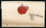 Stamp of Ireland » Pre-Stamp Postal History » Early Period - 1657-1784 1747 (May 5th) Folded entire from Kinsale, Co. Cork