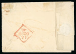 Stamp of Ireland » GB Used In Ireland 1840 1d Black pl.1b complete plate reconstruction of