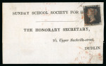 Stamp of Ireland » GB Used In Ireland 1840 (11.12) Small folded printed SUNDAY SCHOOL SOCIETY