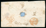 Stamp of Ireland » Pre-Stamp Postal History » Unified Post Period - 1827-1839 1846 (18.4) Folded letter sheet one flap missing, from