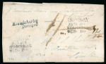 Stamp of Ireland » Pre-Stamp Postal History » Unified Post Period - 1827-1839 1846 (18.4) Folded letter sheet one flap missing, from