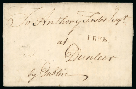 Stamp of Ireland » Pre-Stamp Postal History » Early Period - 1657-1784 1751 (March 29th) Folded letter sent Elphin to Dublin,