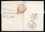 Stamp of Ireland » Pre-Stamp Postal History » Independant Post Office Period - 1784-1831 1785 (May 8th) Folded letter sent from Dublin via Holyhead