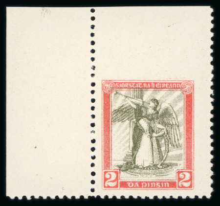 Stamp of Ireland » Essays & Proofs (E1-E167) 1922, Dollard – Lithographed in bi-colour: 2d grey-green