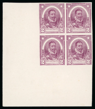 Stamp of Ireland » Essays & Proofs (E1-E167) 1922, Dollard – Valdivia Specimens: 2d bright claret,
