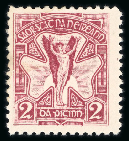 Stamp of Ireland » Essays & Proofs (E1-E167) 1922, Hely – Lithographed monocoloured: 2d lake,