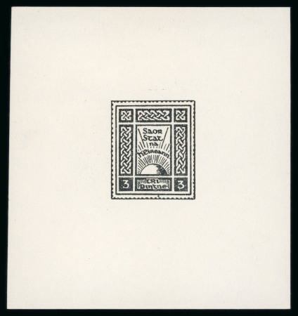 Stamp of Ireland » Essays & Proofs (E1-E167) 1922, O’Loughlin, Murphy & Boland by Evelyn Willis: