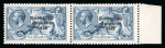 Stamp of Ireland » 1927 Composite Dates Overprints (T69-T71) 10s dull grey blue, from the broken "S" plate, mint