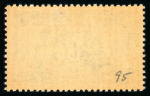 Stamp of Ireland » 1935 Re-Engraved Overprints (T75-T77) 10s indigo, mint single, position R9/2 with flat accent variety