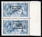 Stamp of Ireland » 1925 Narrow Date Overprints (T66-T68) 10s gray-blue, with perfect "S" in Postage from plate