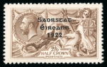 Stamp of Ireland » 1922-23 Thom Three-Line Overprints (T47-T61) 2s6d chocolate-brown, mint single, position R3/2 or