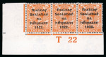 Stamp of Ireland » 1922 (Feb) Thom Overprints (T15-T19) 1/2d green, printing trial proof overprint in jet black,