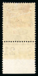 Stamp of Ireland » 1922 (Feb) Dollard Overprints (T1-T14) 2 1/2d bright blue, mint bottom marginal, showing perforated