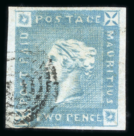 Stamp of Mauritius » 1859 Lapirot Issue » Early Impressions (SG 36-37) 1859 Lapirot, early impression, pos.3, fine to large margins, used