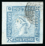 Stamp of Mauritius » 1859 Lapirot Issue » Worn Impressions (SG 39) 1859 Lapirot, worn impression, pos.7, good to huge margins, used