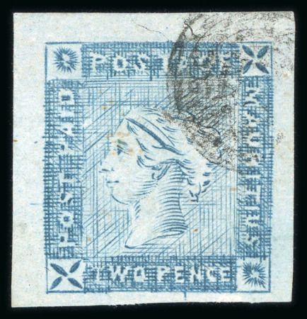 Stamp of Mauritius » 1859 Lapirot Issue » Worn Impressions (SG 39) 1859 Lapirot, worn impression, pos.7, good to huge margins, used