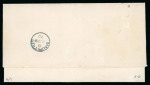 Stamp of Mauritius » Later Issues 1870 (Jun 28) entire from the Pipon Adam correspondence sent unpaid from St. Denis, Réunion, to Port Louis, with "1/ / TO PAY" and "Ship Letter" hs