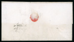 Stamp of Ireland » Pre-Stamp Postal History » Local Post Period - 1773-1840 1838 (February 12th) Folded entire sent from Monaghan,