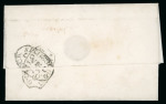 Stamp of Ireland » Pre-Stamp Postal History » Local Post Period - 1773-1840 1829 (January 6th) Folded entire sent to Donnybrook