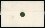 Stamp of Ireland » Pre-Stamp Postal History » Local Post Period - 1773-1840 1832 (October 19th) Folded entire sent from Enniskerry,