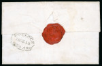 Stamp of Ireland » Pre-Stamp Postal History » Local Post Period - 1773-1840 1829 (August 18th) Folded entire sent locally within