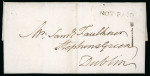 Stamp of Ireland » Pre-Stamp Postal History » Local Post Period - 1773-1840 1794 (June 16th) Folded entire sent locally within