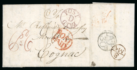 Stamp of Ireland » Pre-Stamp Postal History » Local Post Period - 1773-1840 1771 (April 30th) Folded entire sent from Dublin via