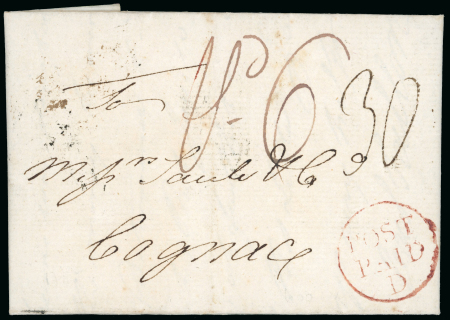 Stamp of Ireland » Pre-Stamp Postal History » Local Post Period - 1773-1840 1785 (June 6th) Folded entire sent from Dublin via