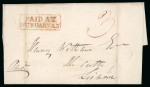 Stamp of Ireland » Pre-Stamp Postal History » Unified Post Period - 1827-1839 1840 (January 3rd) Folded cover sent from Dublin to