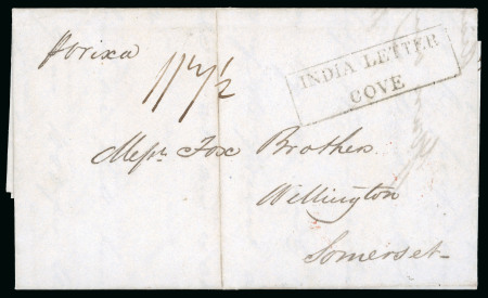 Stamp of Ireland » Pre-Stamp Postal History » Unified Post Period - 1827-1839 1839 (May 18th) Folded cover sent from Canton, China