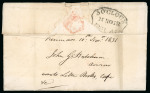 Stamp of Ireland » Pre-Stamp Postal History » Unified Post Period - 1827-1839 1831 (November 16th) Folded entire sent from Kenmare