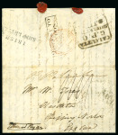 Stamp of Ireland » Pre-Stamp Postal History » Unified Post Period - 1827-1839 1829 (July 15th) Folded entire sent from Garden Beach