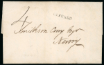 Stamp of Ireland » Pre-Stamp Postal History » Unified Post Period - 1827-1839 1838 (July 9th) Folded letter sent from Hillsboro to